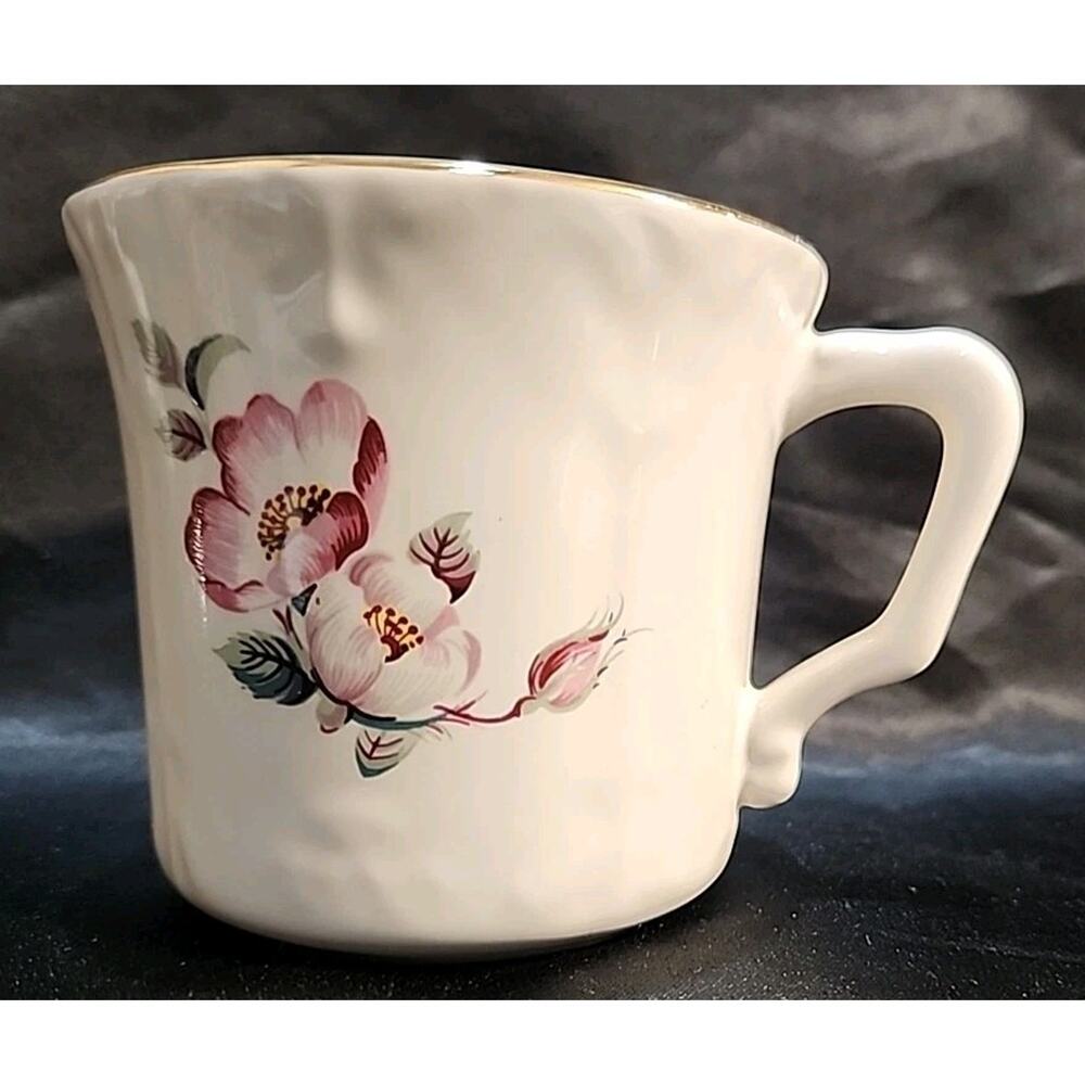 Cup & Saucer HWE1 pattern by House of Webster, featuring pink floral designs - Picture 7 of 8